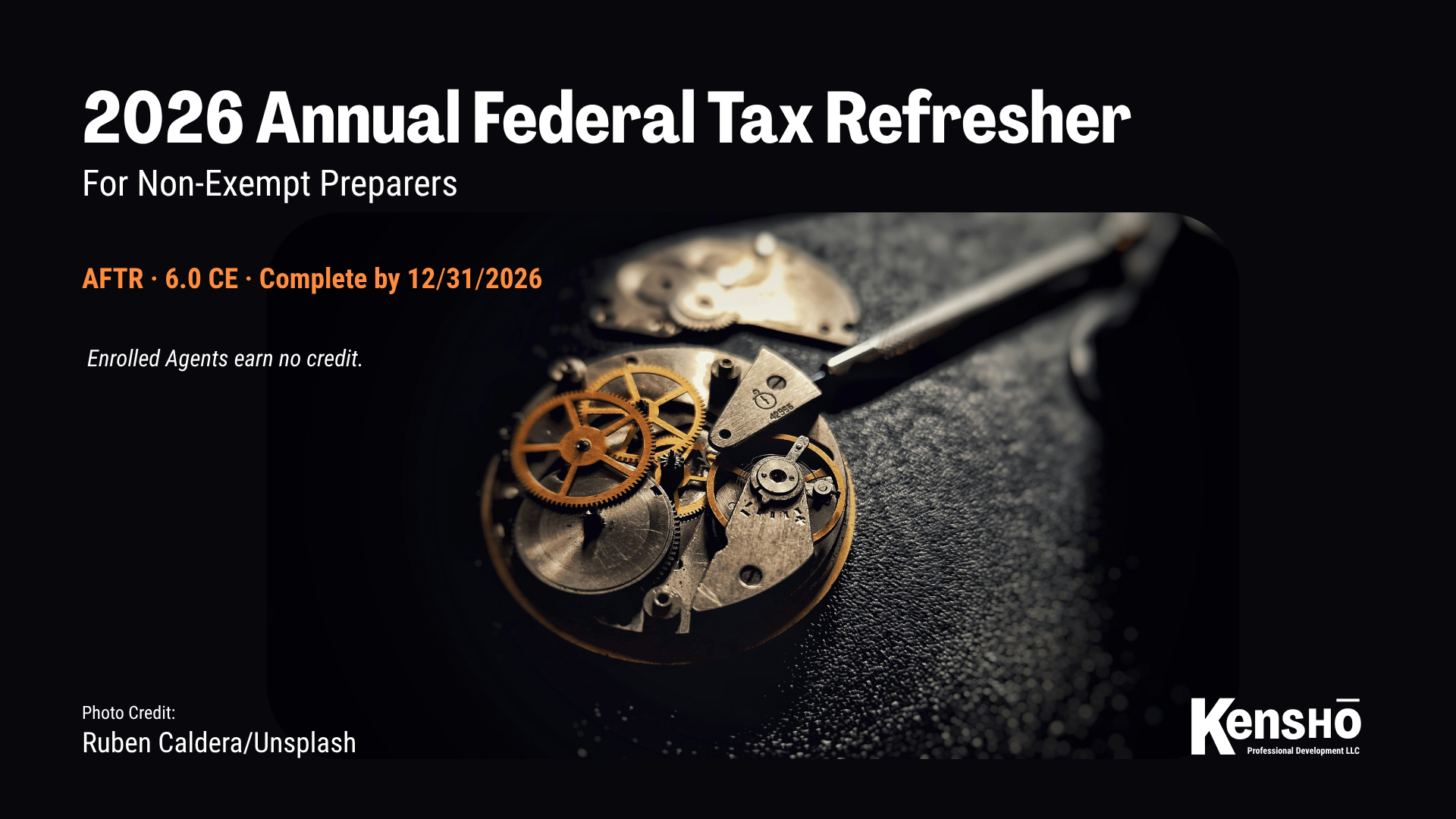 2026 Annual Federal Tax Refresher