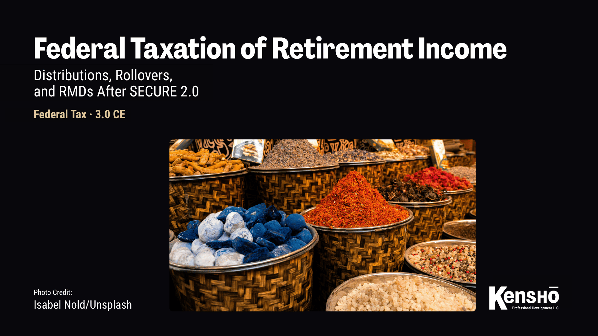 Federal Taxation of Retirement Income
