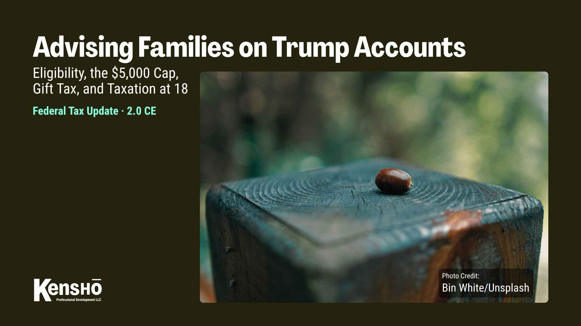Advising Families on Trump Accounts